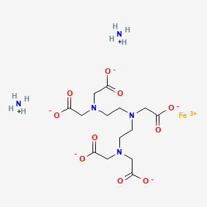 molecular formula C14H26FeN5O10 B1594692 Diammonium ferric pentetate CAS No. 85959-68-8