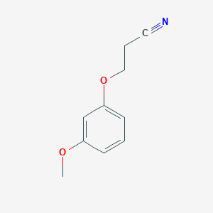molecular formula C10H11NO2 B1594729 3-(3-Methoxyphenoxy)propanenitrile CAS No. 6279-84-1