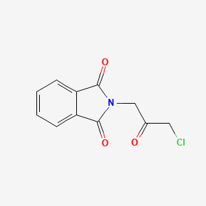 molecular formula C11H8ClNO3 B1594731 2-(3-Chloro-2-oxopropyl)isoindoline-1,3-dione CAS No. 35750-02-8