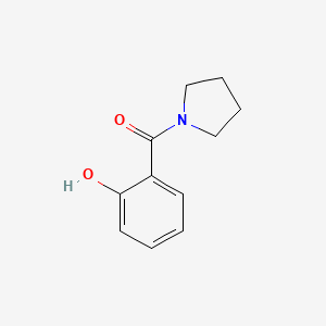 molecular formula C11H13NO2 B1594732 N-(2-Hydroxybenzoyl)pyrrolidine CAS No. 98841-68-0