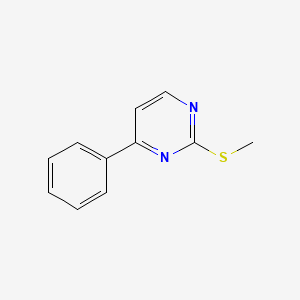 molecular formula C11H10N2S B1594754 2-(Methylthio)-4-phenylpyrimidine CAS No. 56734-10-2