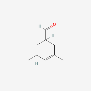 molecular formula C9H14O B1594775 3,5-Dimethylcyclohex-3-ene-1-carbaldehyde CAS No. 68039-48-5