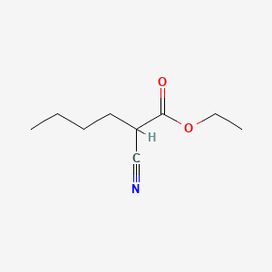 molecular formula C9H15NO2 B1594776 Ethyl 2-cyanohexanoate CAS No. 7391-39-1