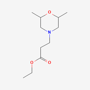 Ethyl 3-(2,6-dimethylmorpholin-4-yl)propanoate