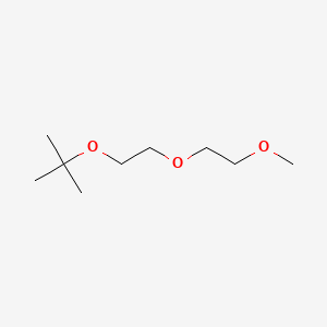 molecular formula C9H20O3 B1594785 2-[2-(2-Methoxyethoxy)ethoxy]-2-methylpropane CAS No. 52788-79-1