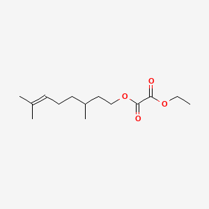 molecular formula C14H24O4 B1594791 Citronellyl ethyl oxalate CAS No. 60788-25-2