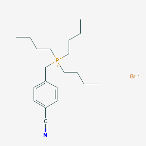 molecular formula C20H33BrNP B159480 Tributyl(4-cyanobenzyl)phosphonium bromide CAS No. 140141-42-0