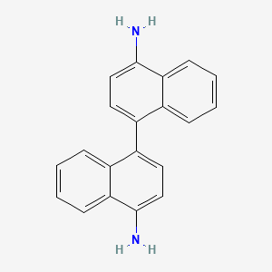 molecular formula C20H16N2 B1594814 1,1'-Binaphthyl-4,4'-ylenediamine CAS No. 481-91-4