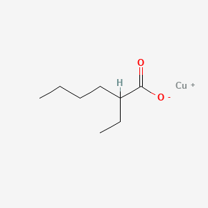 molecular formula C8H15CuO2 B1594820 Copper 2-ethylhexanoate CAS No. 22221-10-9