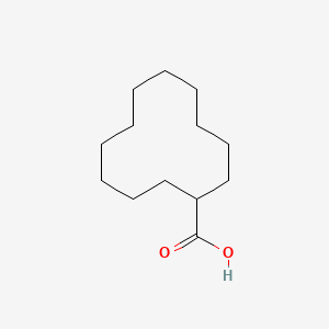 molecular formula C13H24O2 B1594821 Cyclododecanecarboxylic acid CAS No. 884-36-6
