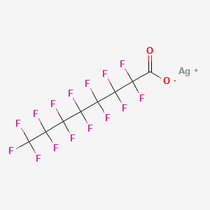 molecular formula C8AgF15O2 B1594822 Silver perfluorooctanoate CAS No. 335-93-3