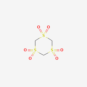 molecular formula C3H6O6S3 B1594826 1,3,5-三硫杂环己烷 1,1,3,3,5,5-六氧化物 CAS No. 2125-34-0