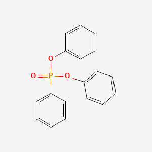 molecular formula C18H15O3P B1594830 Diphenyl phenylphosphonate CAS No. 3049-24-9