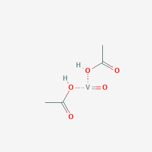 molecular formula C4H8O5V B1594831 Vanadyl acetate CAS No. 3473-84-5