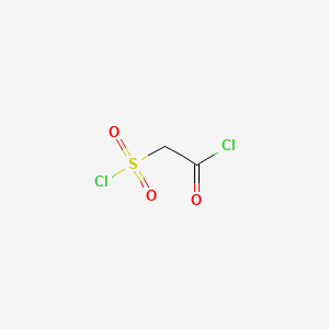 molecular formula C2H2Cl2O3S B1594834 乙酰氯, (氯磺酰基)- CAS No. 4025-77-8