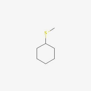 molecular formula C7H14S B1594846 Cyclohexyl methyl sulfide CAS No. 7133-37-1