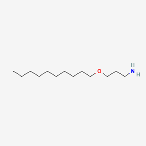 molecular formula C13H29NO B1594850 1-Propanamine, 3-(decyloxy)- CAS No. 7617-78-9