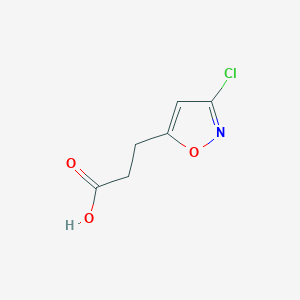 molecular formula C6H6ClNO3 B1594864 3-(3-氯异噁唑-5-基)丙酸 CAS No. 80403-82-3