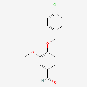 B1594868 4-[(4-Chlorophenyl)methoxy]-3-methoxybenzaldehyde CAS No. 70205-04-8