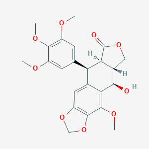 molecular formula C23H24O9 B159487 5-甲氧基鬼臼毒素 CAS No. 128443-52-7