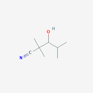 molecular formula C8H15NO B1594878 3-Hydroxy-2,2,4-trimethylvaleronitrile CAS No. 59346-56-4