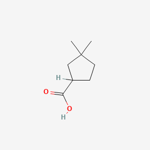 molecular formula C8H14O2 B1594889 3,3-二甲基环戊烷羧酸 CAS No. 69393-30-2