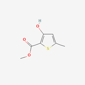 molecular formula C7H8O3S B1594893 Methyl 3-hydroxy-5-methyl-2-thiophenecarboxylate CAS No. 5556-22-9