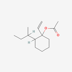 B1594910 2-(1-Methylpropyl)-1-vinylcyclohexyl acetate CAS No. 37172-02-4