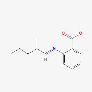 molecular formula C14H19NO2 B1594911 Methyl 2-[(2-methylpentylidene)amino]benzoate CAS No. 50607-64-2