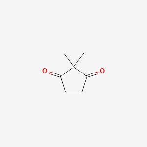molecular formula C7H10O2 B1594933 2,2-二甲基-1,3-环戊二酮 CAS No. 3883-58-7