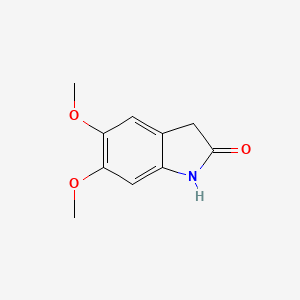 molecular formula C10H11NO3 B1594945 5,6-二甲氧基吲哚-2-酮 CAS No. 6286-64-2