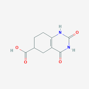 B1594947 2,4-Dihydroxy-5,6,7,8-tetrahydroquinazoline-6-carboxylic acid CAS No. 5439-88-3