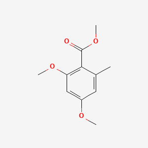 molecular formula C11H14O4 B1594958 甲基2,4-二甲氧基-6-甲基苯甲酸酯 CAS No. 6110-37-8