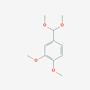 molecular formula C11H16O4 B1594959 4-(二甲氧甲基)-1,2-二甲氧基苯 CAS No. 59276-33-4
