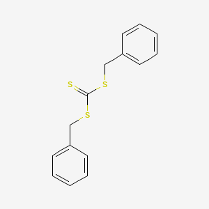 B1594963 Carbonotrithioic acid, bis(phenylmethyl) ester CAS No. 26504-29-0