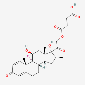 molecular formula C26H33FO8 B1594966 三角洲溶 CAS No. 3800-86-0