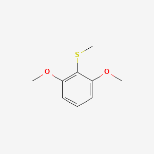 molecular formula C9H12O2S B1594972 1,3-二甲氧基-2-(甲硫基)苯 CAS No. 33617-67-3