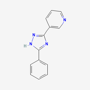 B1594978 3-(5-Phenyl-4H-1,2,4-triazol-3-yl)pyridine CAS No. 80980-09-2