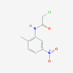 molecular formula C9H9ClN2O3 B1594990 2-氯-N-(2-甲基-5-硝基苯基)乙酰胺 CAS No. 35588-36-4