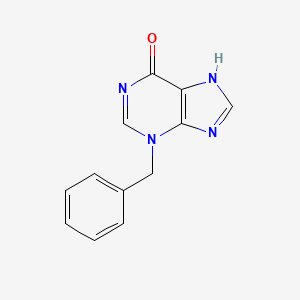 molecular formula C12H10N4O B1594994 3-苄基次黄嘌呤 CAS No. 3649-39-6