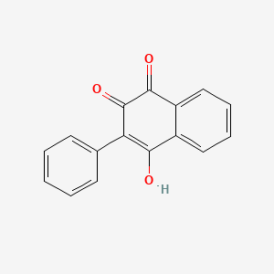 molecular formula C16H10O3 B1595002 2-羟基-3-苯基-1,4-萘醌 CAS No. 1150-59-0