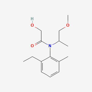 molecular formula C15H23NO3 B1595005 N-(2-乙基-6-甲基苯基)-2-羟基-N-(1-甲氧基丙烷-2-基)乙酰胺 CAS No. 131068-72-9