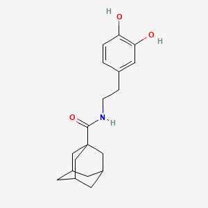 molecular formula C19H25NO3 B1595021 Dopamantine CAS No. 39907-68-1