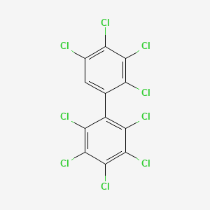 molecular formula C12HCl9 B1595022 2,2',3,3',4,4',5,5',6-八氯联苯 CAS No. 40186-72-9