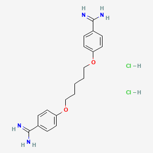 molecular formula C19H26Cl2N4O2 B1595025 戊胺咪啶二盐酸盐 CAS No. 50357-45-4