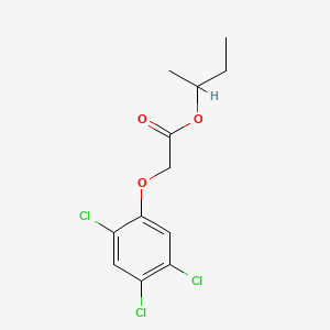 B1595028 Acetic acid, (2,4,5-trichlorophenoxy)-, 1-methylpropyl ester CAS No. 61792-07-2