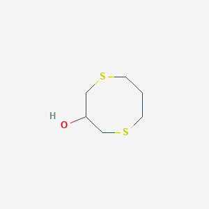 molecular formula C6H12OS2 B1595062 1,5-二硫杂环辛烷-3-醇 CAS No. 86944-00-5
