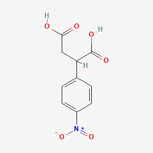 molecular formula C10H9NO6 B1595080 2-(4-硝基苯基)琥珀酸 CAS No. 21021-53-4