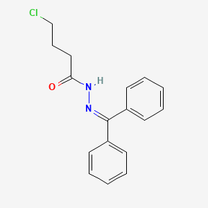 molecular formula C17H17ClN2O B1595083 4-Chloro-N'-(diphenylmethylene)butanehydrazide CAS No. 79289-25-1