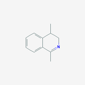 molecular formula C11H13N B1595084 1,4-Dimethyl-3,4-dihydroisoquinoline CAS No. 59261-37-9